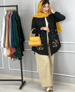 شومیز مانتویی ساناز زنانه