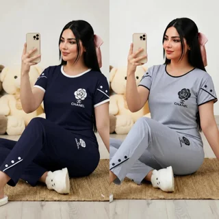 ست تیشرت شلوار مدل میقات دخترانه