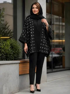مانتو پانچ مجلل زنانه
