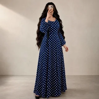 پیراهن بلند الناز زنانه و دخترانه